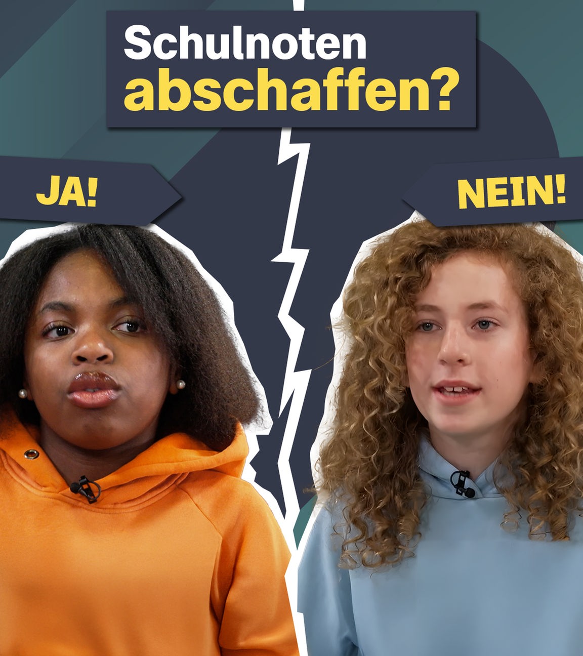 Diskussion bei logo! no.front zum Thema Schulnoten
